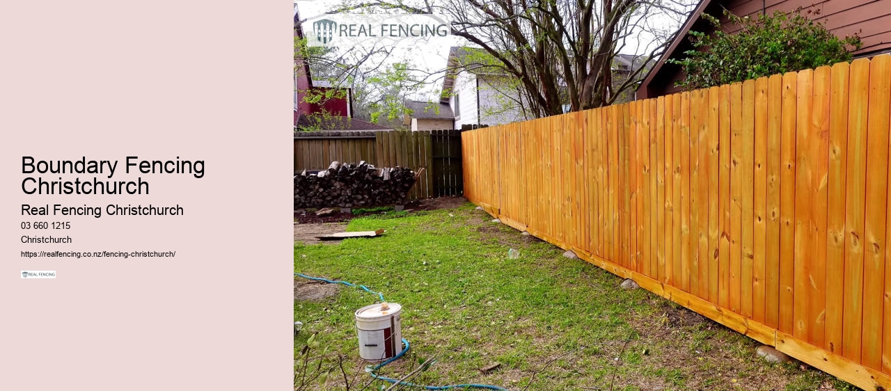 Boundary Fencing Christchurch