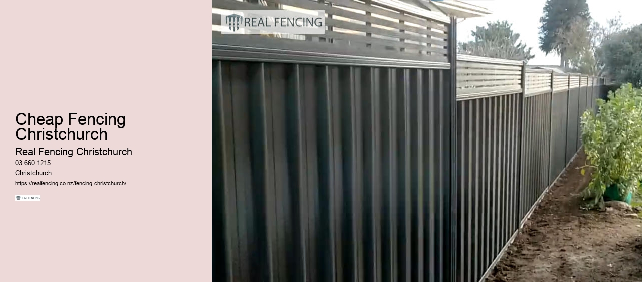 Cheap Fencing Christchurch