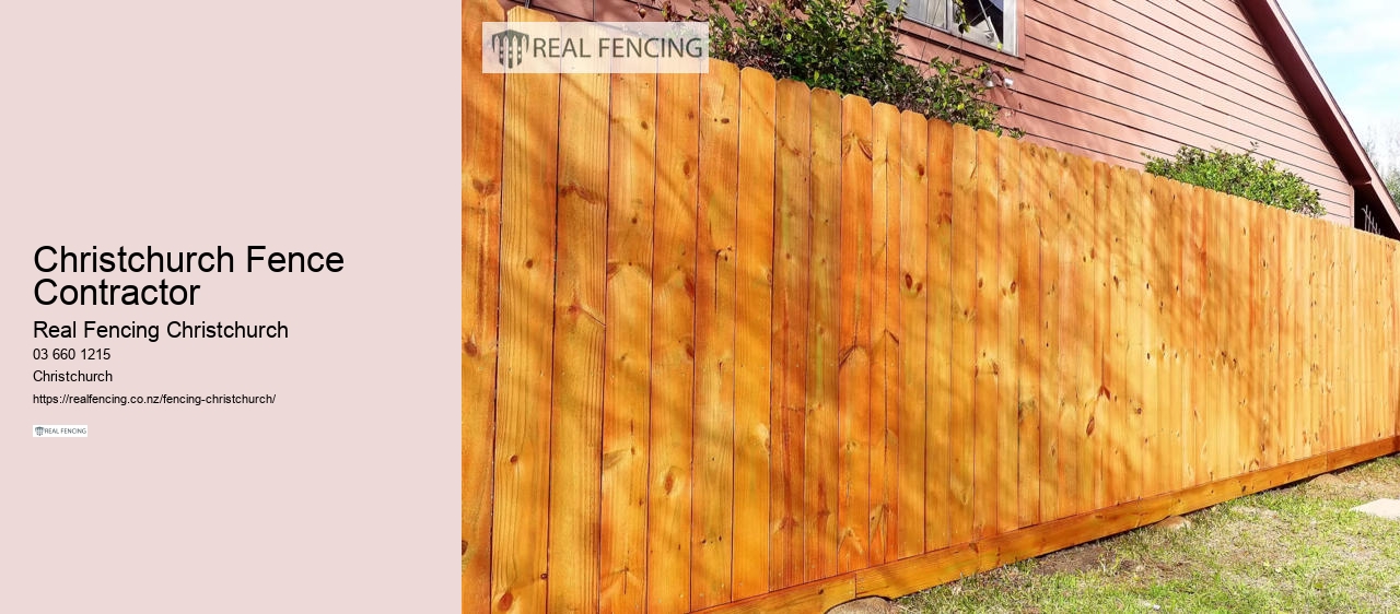 Christchurch Fence Contractor