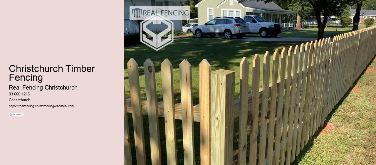 Christchurch Timber Fencing