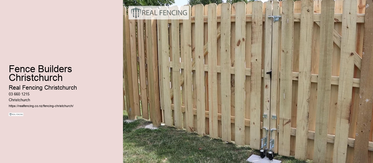 Fence Builders Christchurch