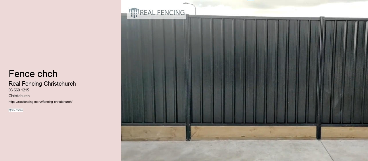 metal fencing chch