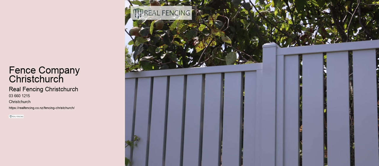 fence builder christchurch