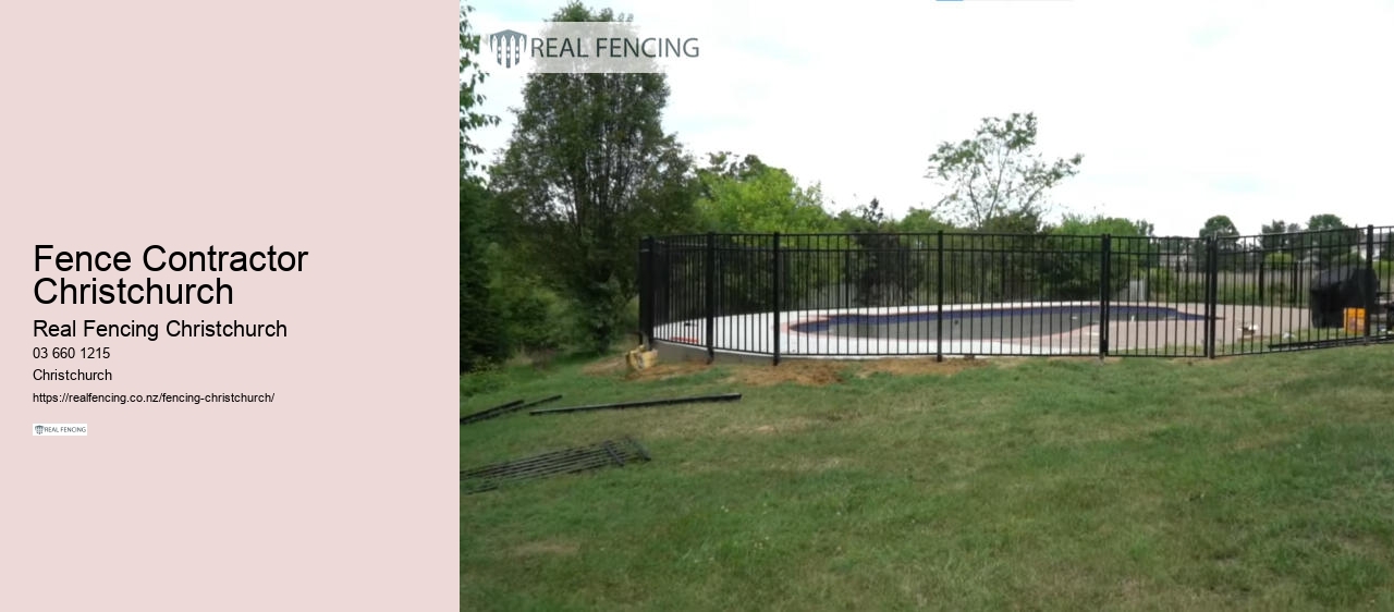 fence and gate christchurch