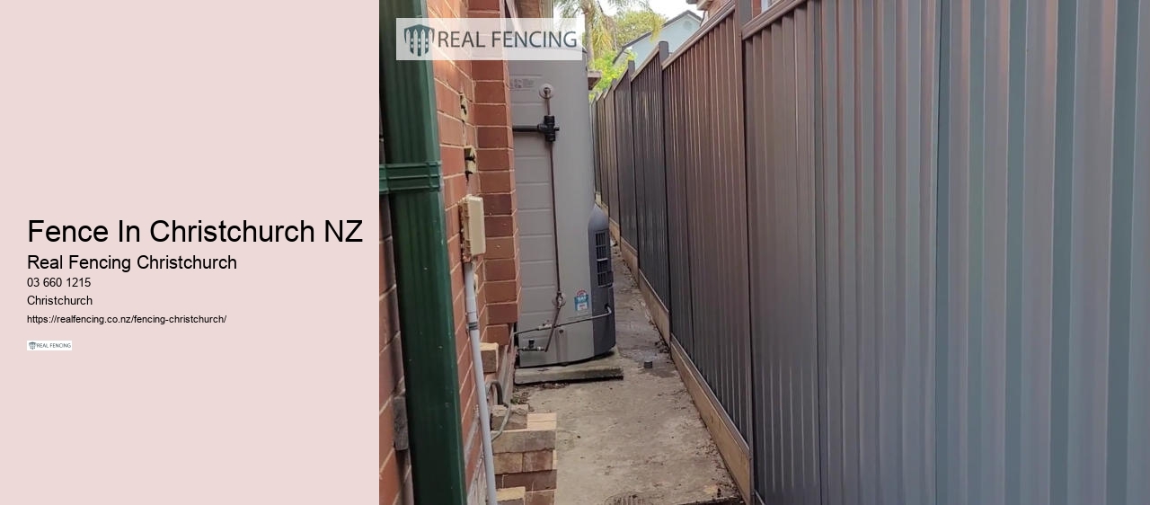 metal fencing christchurch