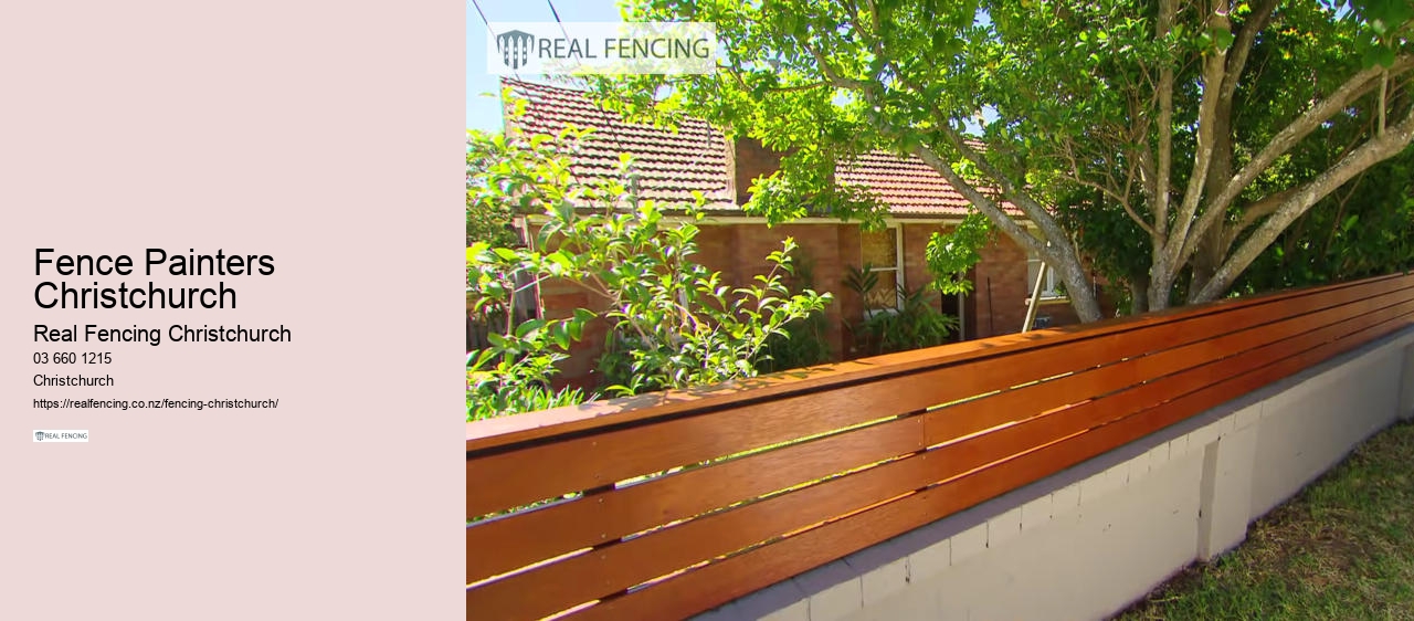 Fence Painters Christchurch