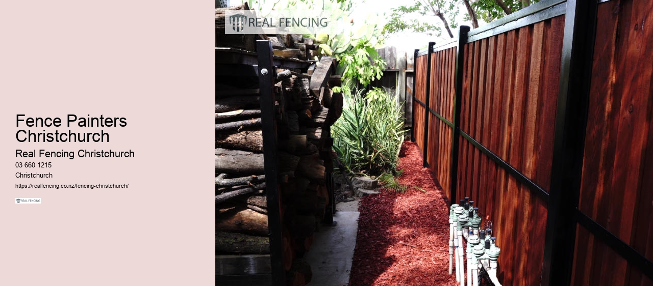 timber fence christchurch