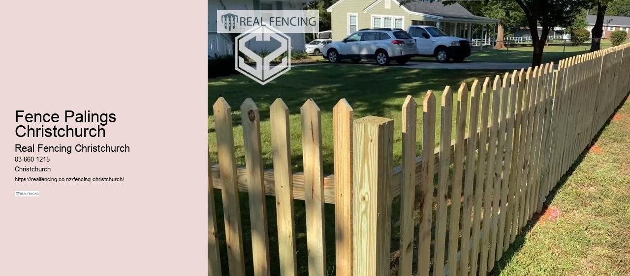 Fence Palings Christchurch