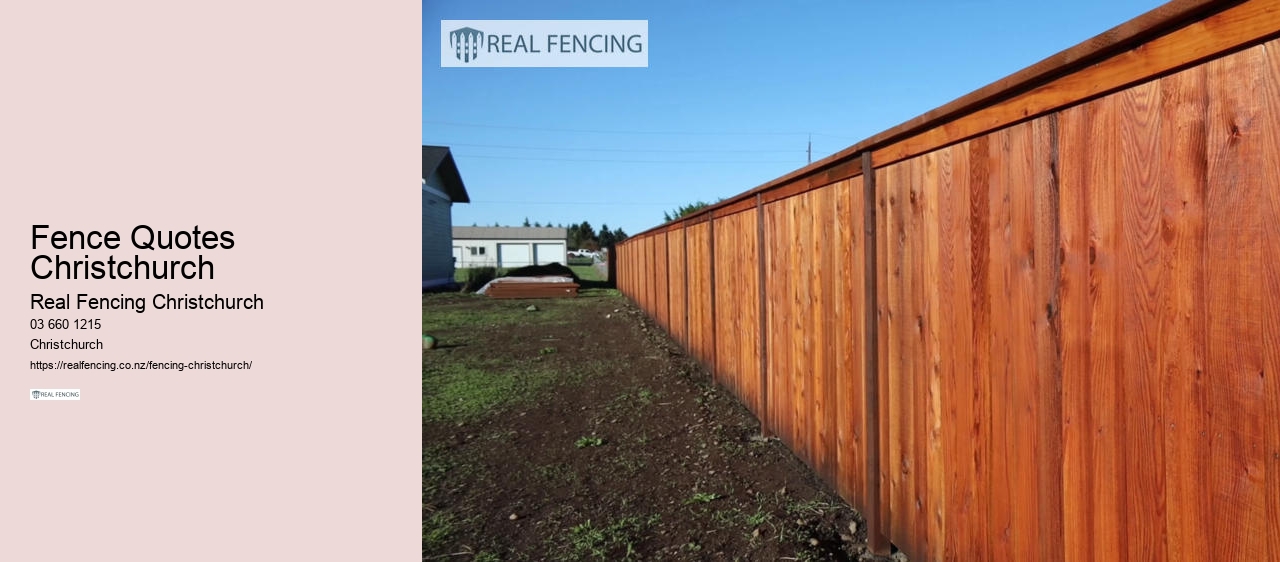 fences in christchurch nz