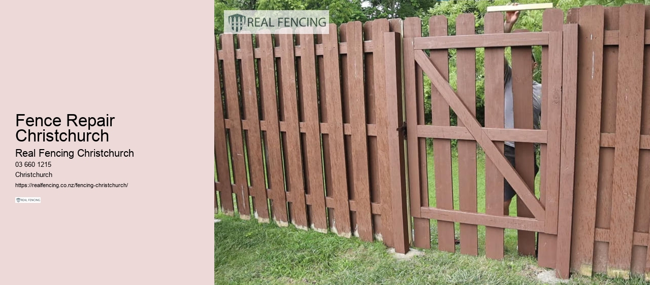 metal fencing chch