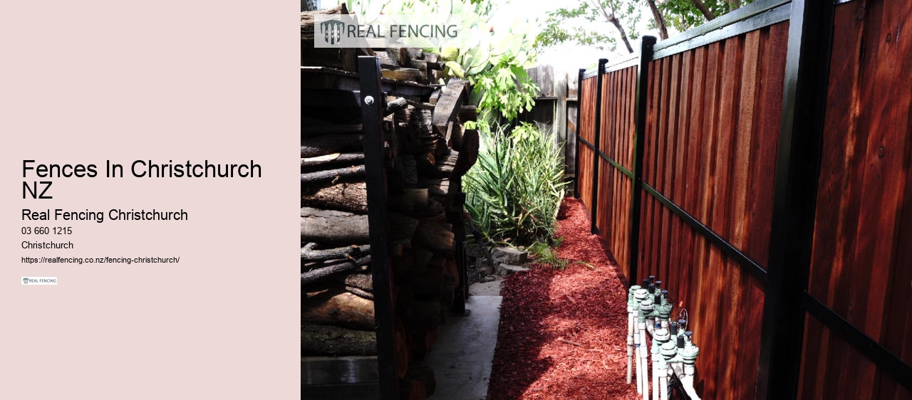 fence contractor christchurch