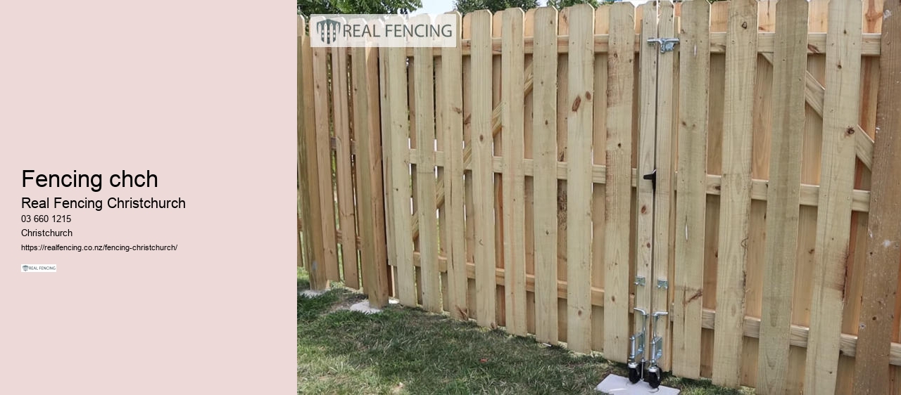 Fencing chch