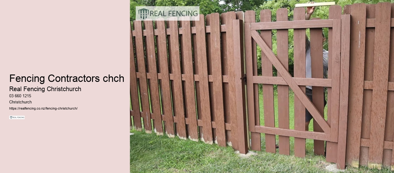 Fencing Contractors chch