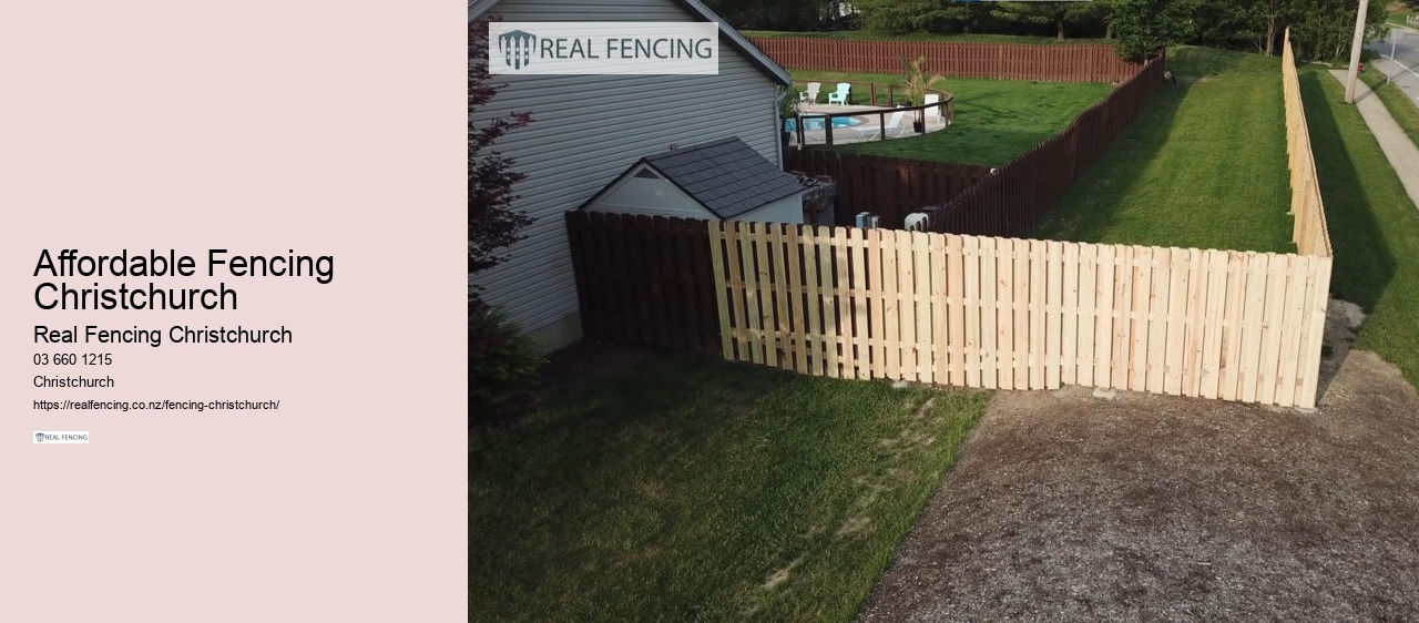 pvc fencing chch