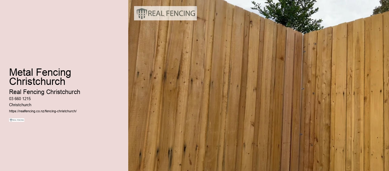 Metal Fencing Christchurch