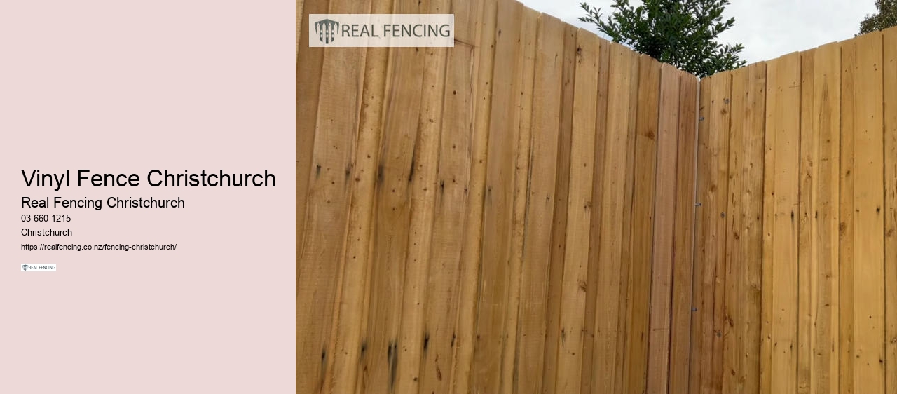 Vinyl Fence Christchurch