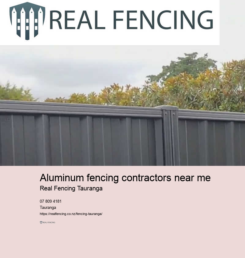 Aluminum fencing Tauranga