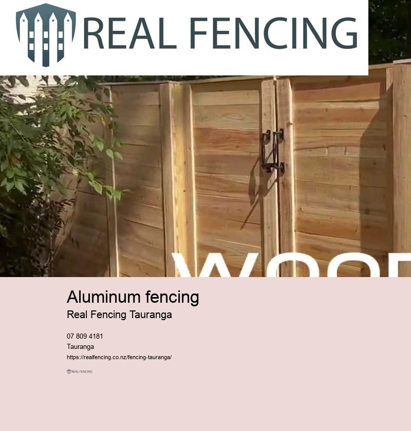 Aluminum fencing