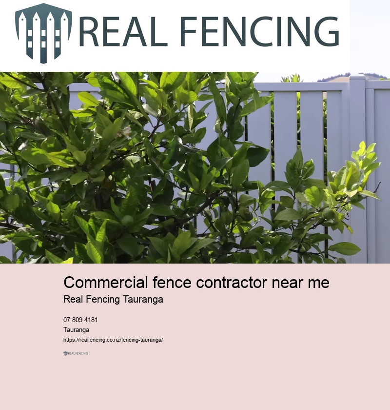 Commercial fence contractor near me