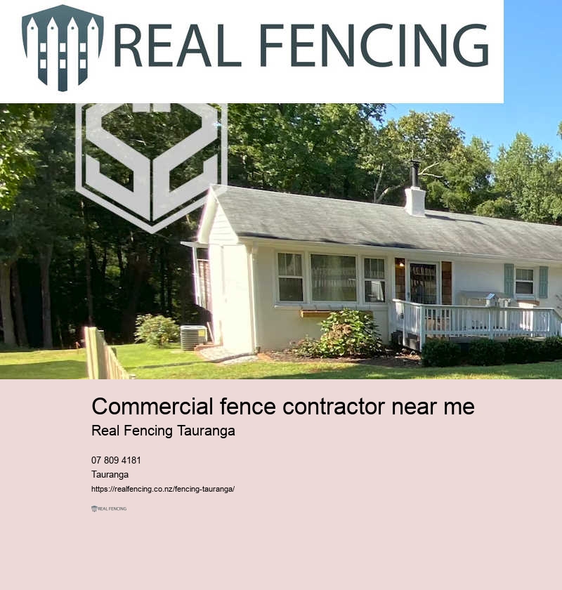 Fence and contractor