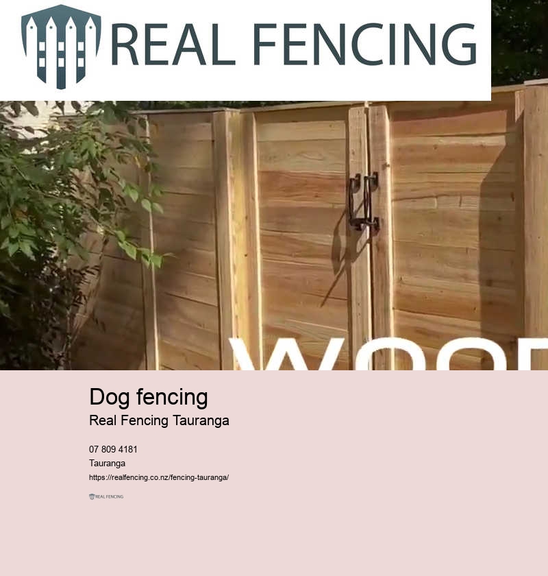 Dog fencing