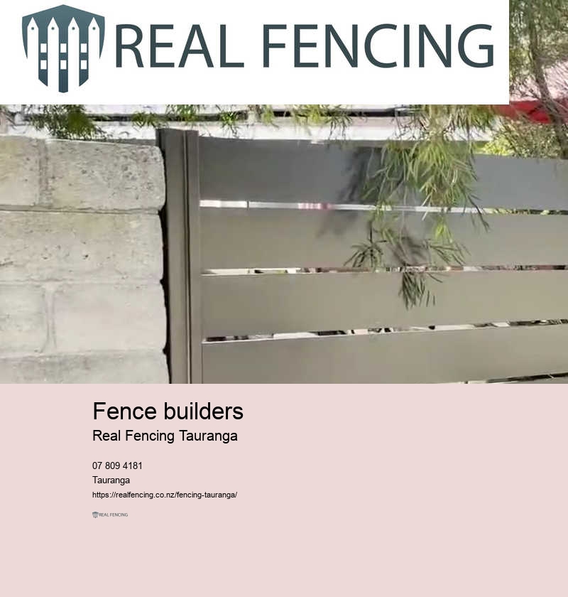 Fence builders