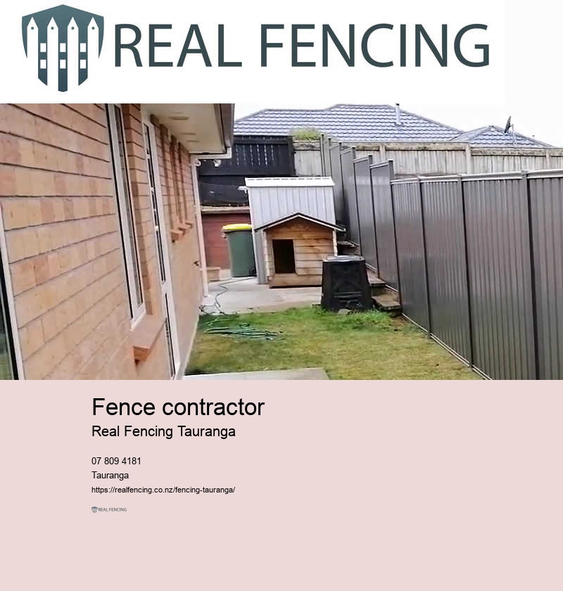 Tauranga fences