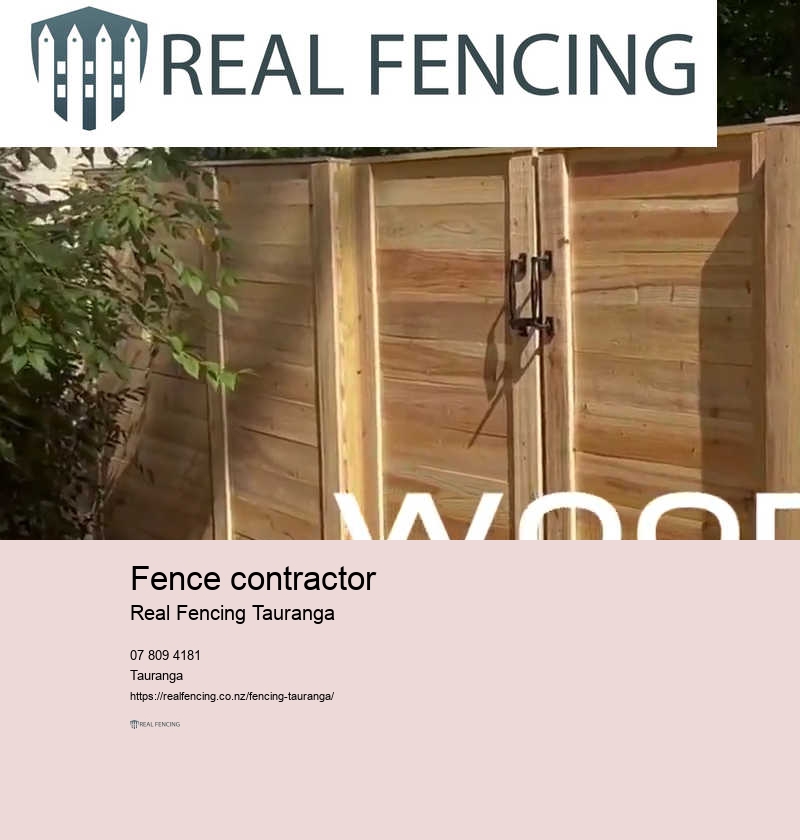 Fence contractor