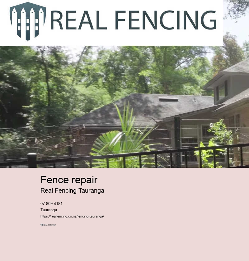 Fencing companies Tauranga