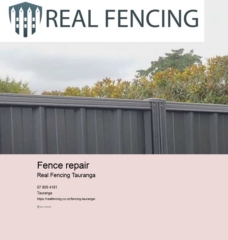 Fence repairs