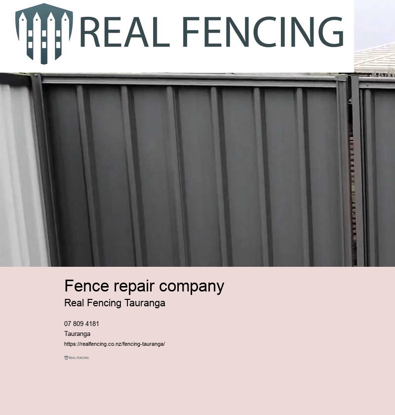 PVC fencing