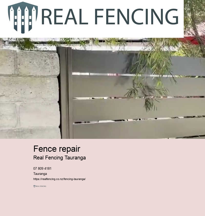 Fence repair