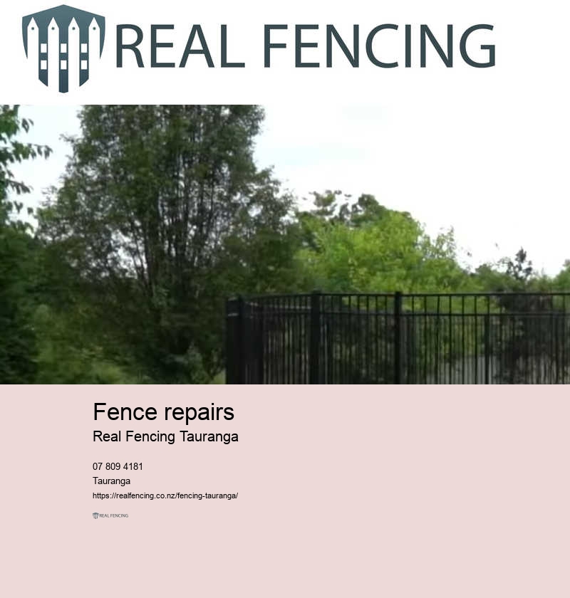 Fence repair and replacement near me