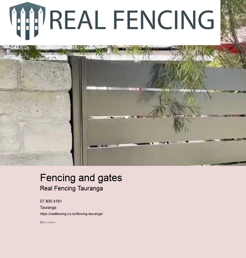 Fencing and gates