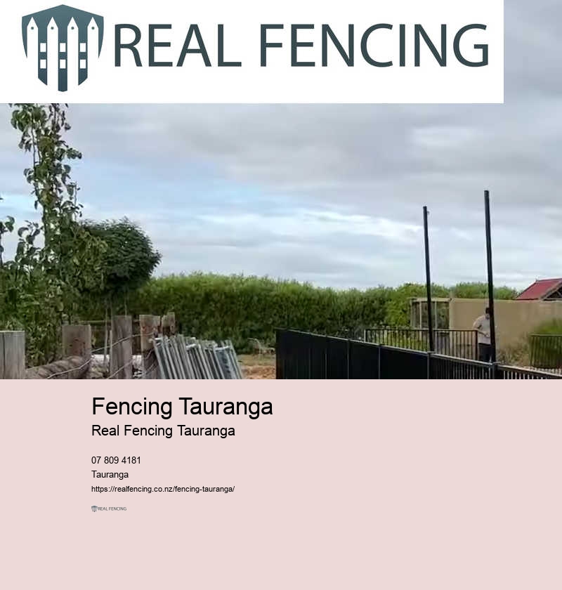 PVC fencing