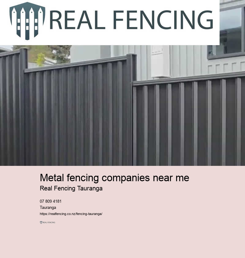 Metal fencing companies near me