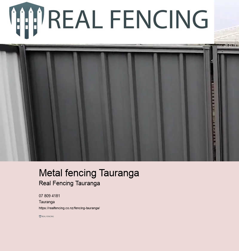 Tauranga metal fencing