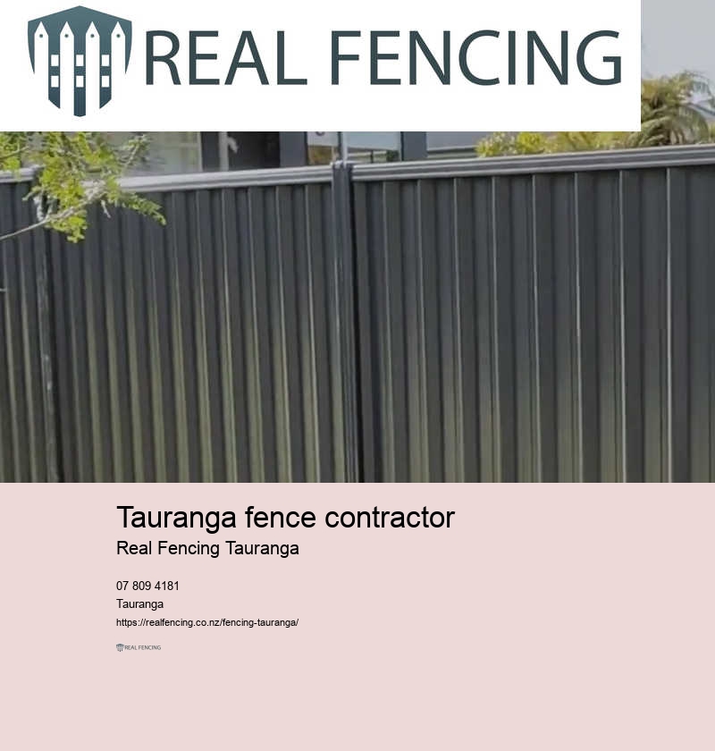 Tauranga standards for timber fencing