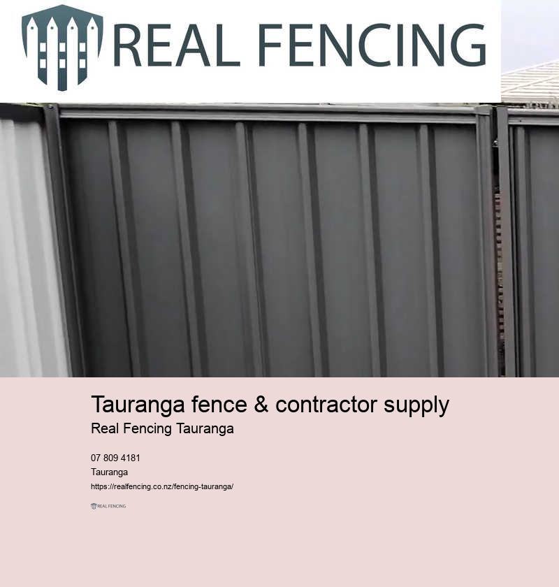 Fencing contractor Tauranga