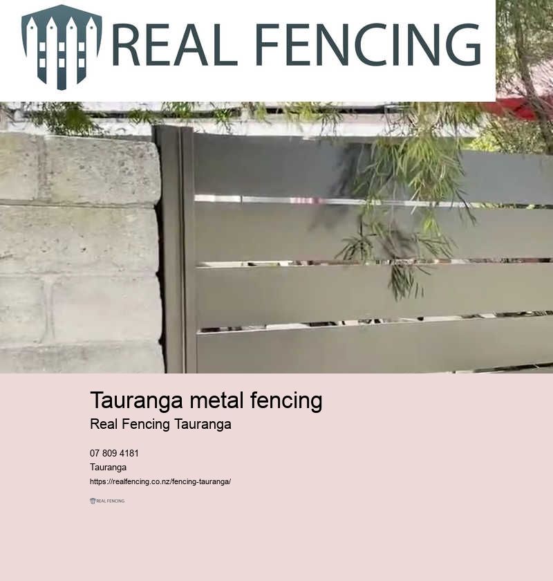 Tauranga metal fencing