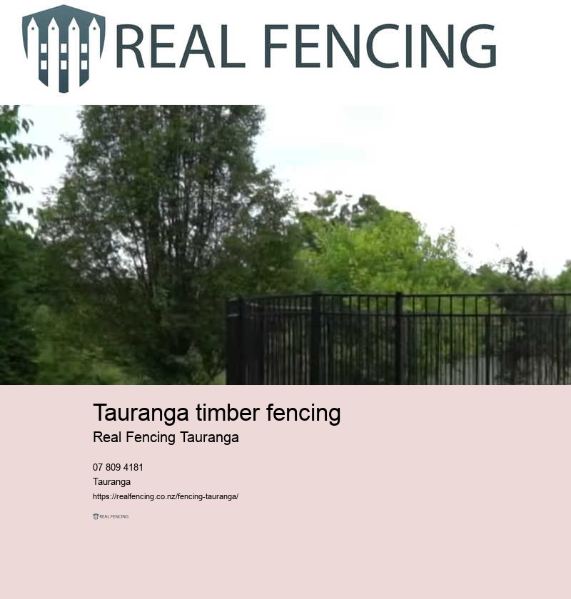 Timber fencing