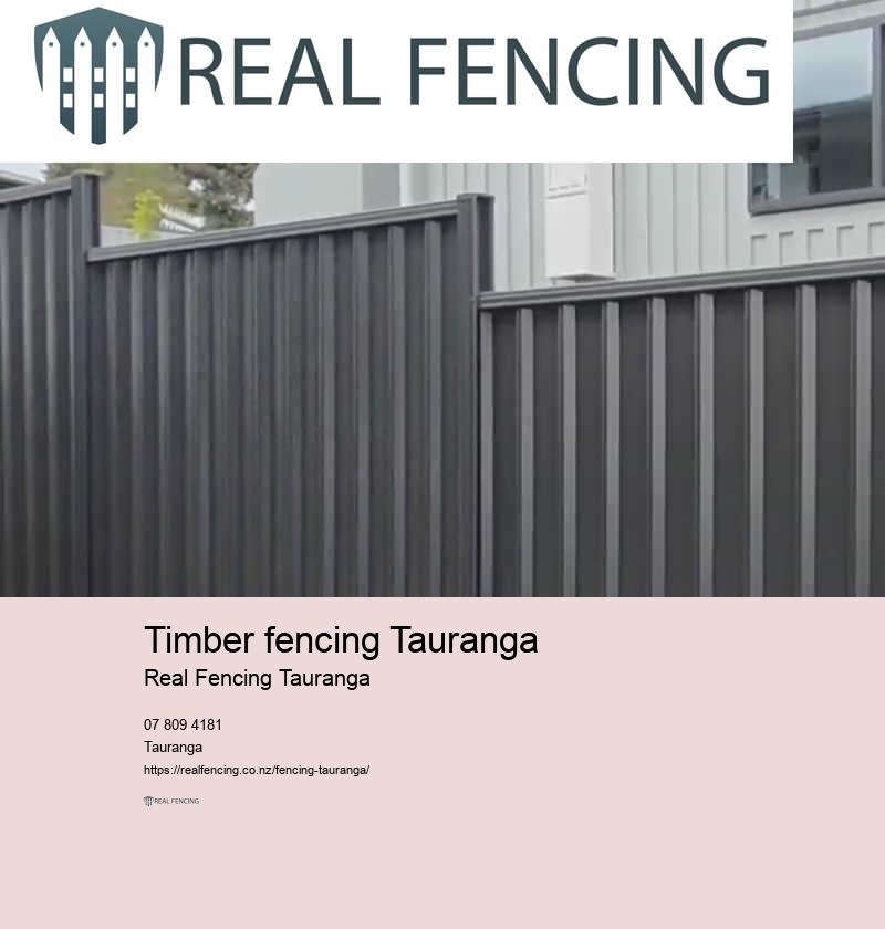 Timber fencing Tauranga