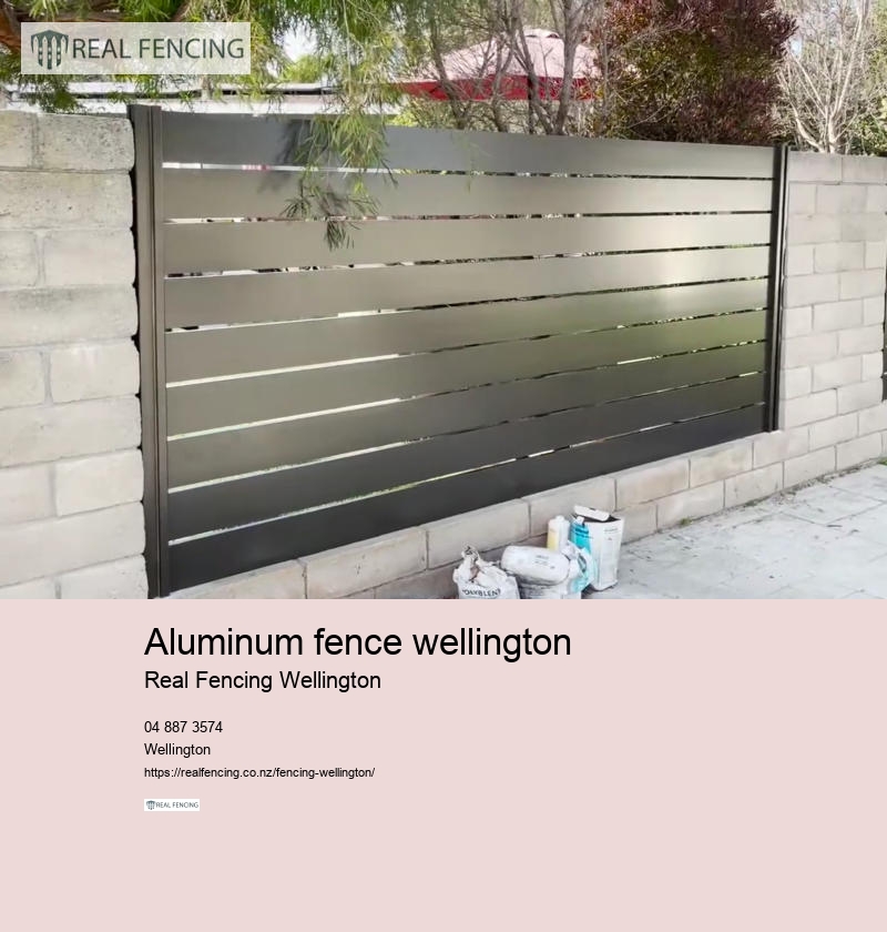 aluminum fence wellington