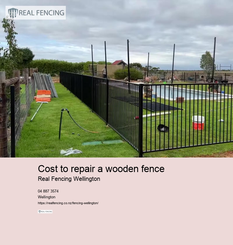 cost to repair a wooden fence