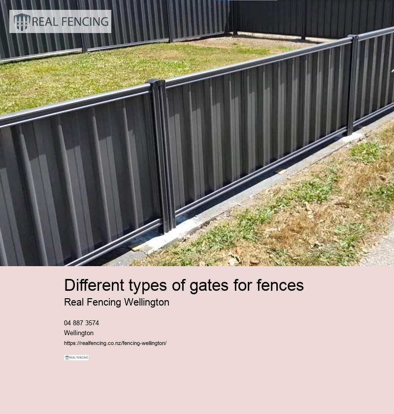 different types of gates for fences