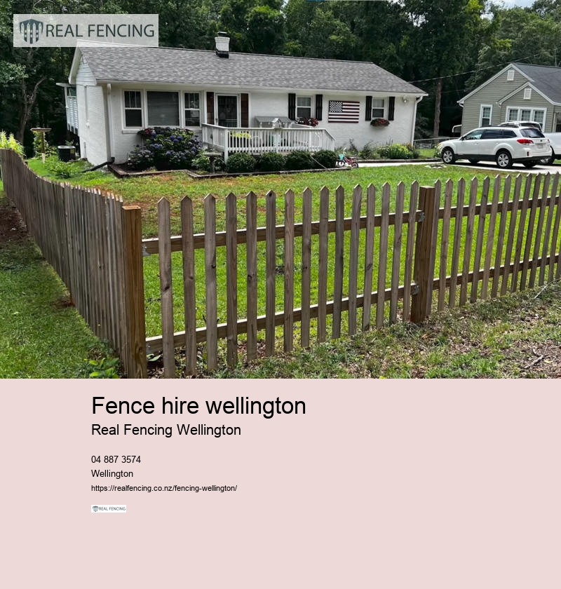 fence hire wellington