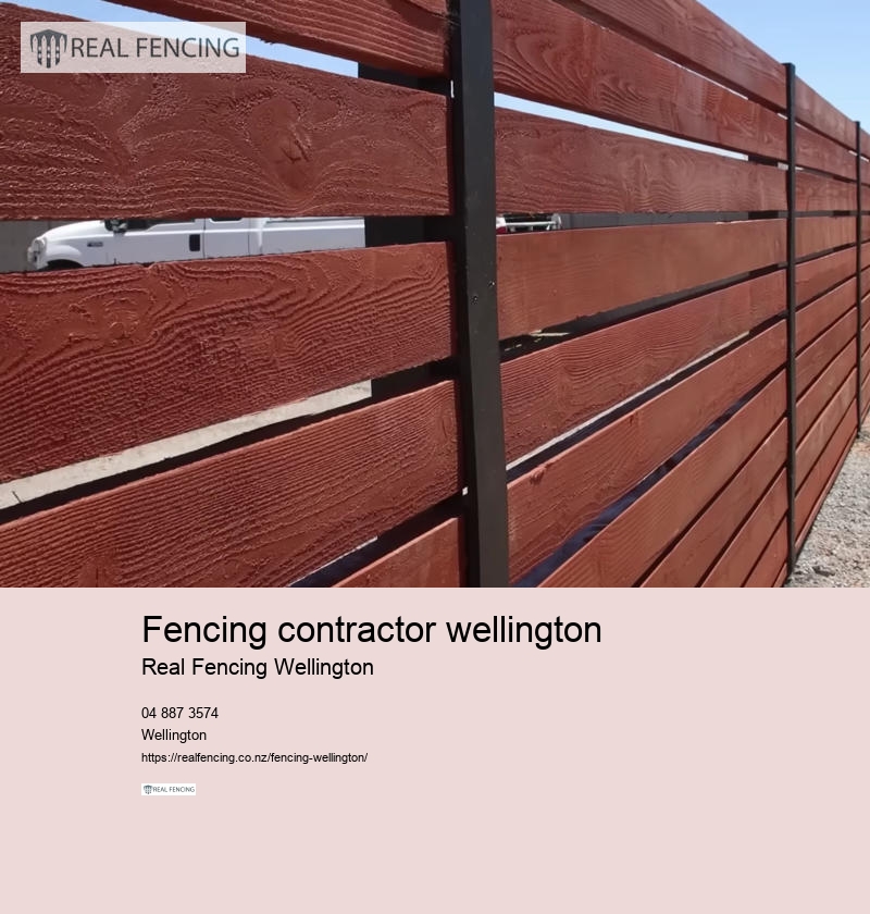 fencing contractor wellington