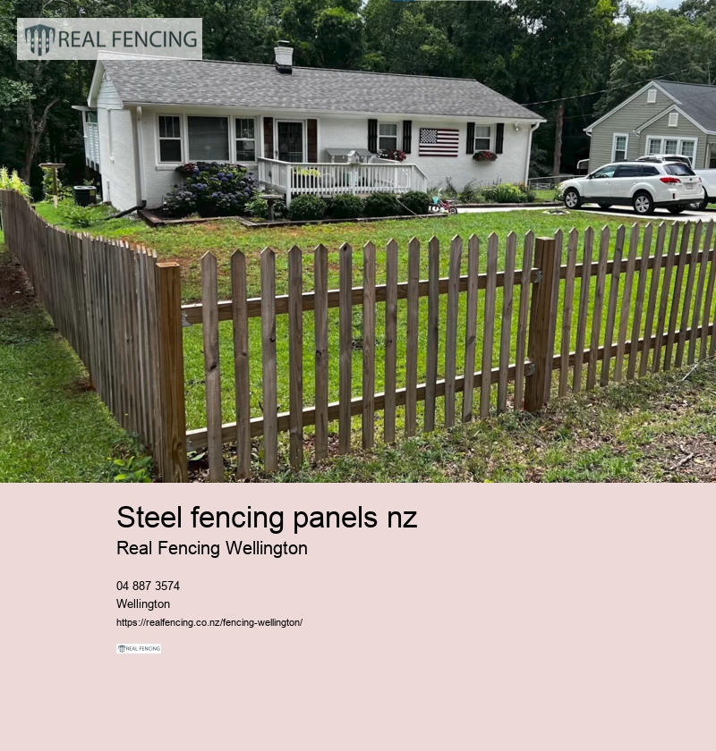 steel fencing panels nz